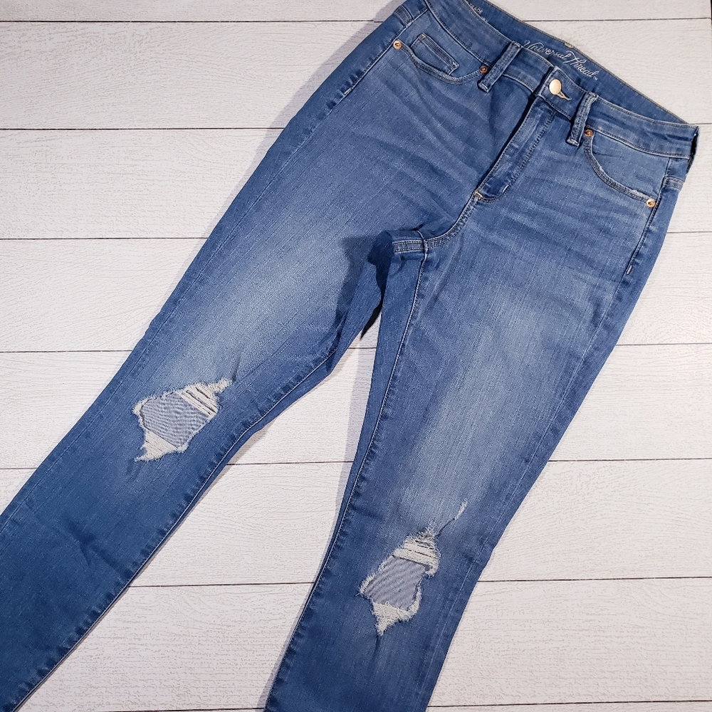 Universal Thread Busted Knee High Rise Skinny Jean - image 1